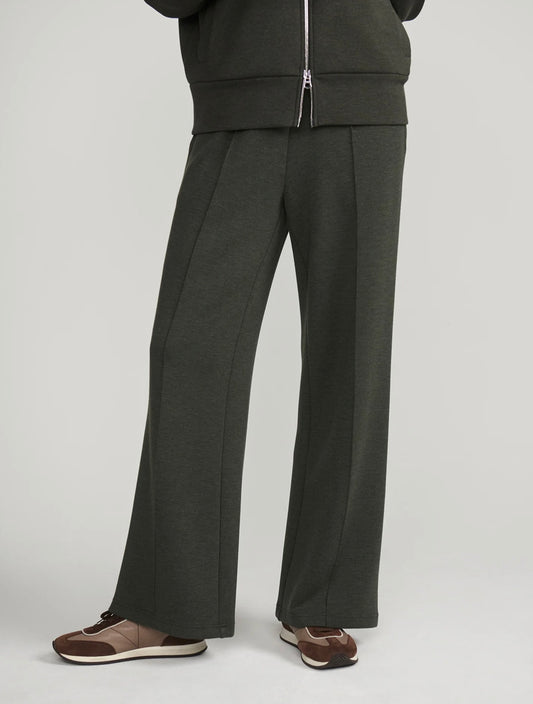 The Olive Marl Wide Leg 30” Bottoms