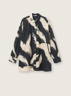 The Black Printed Poplin Shirt