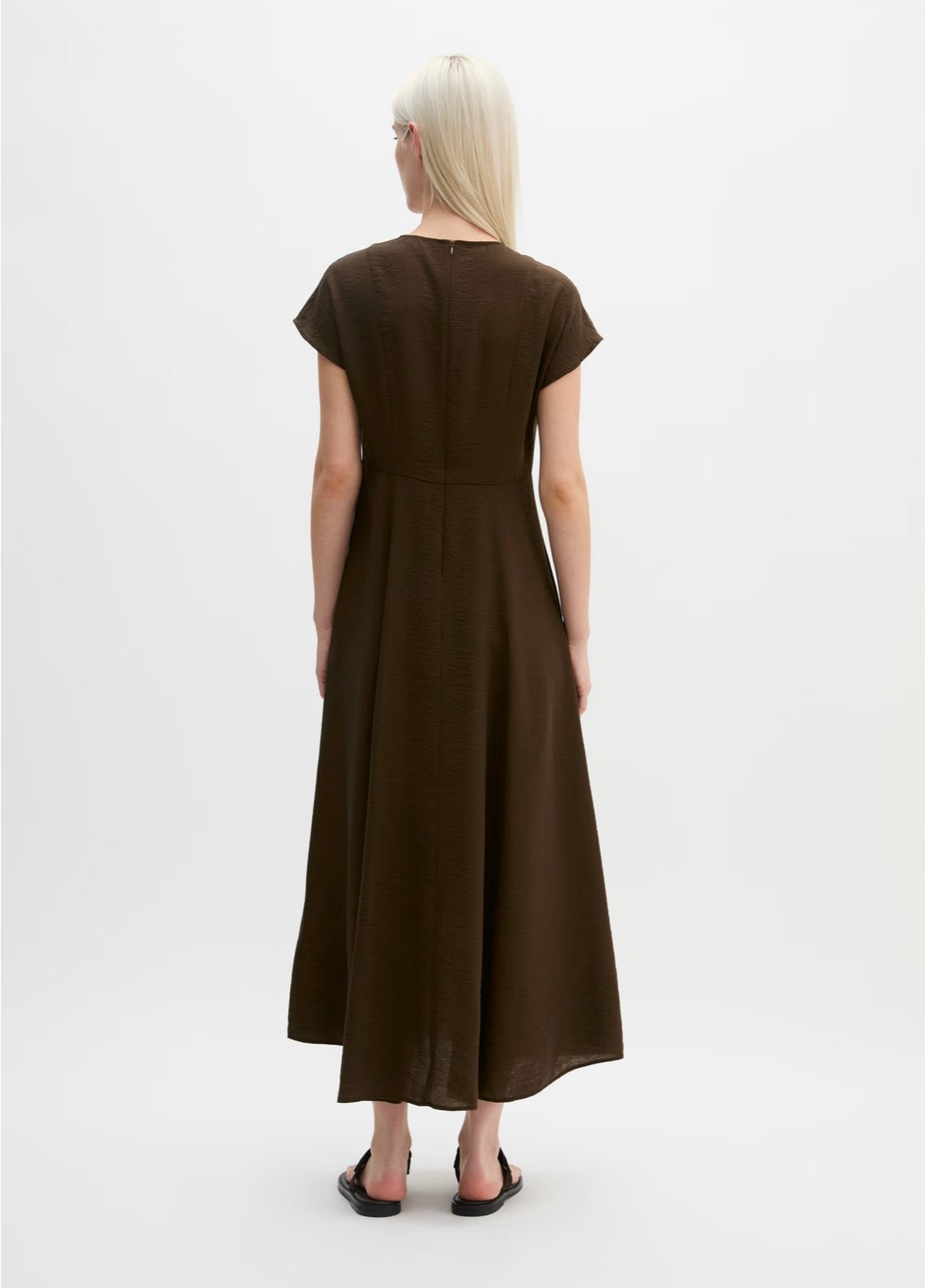 The Chocolate Viscose Maxi Dress