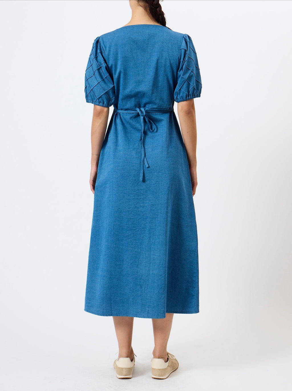 The Zaves Chambray Midi Dress