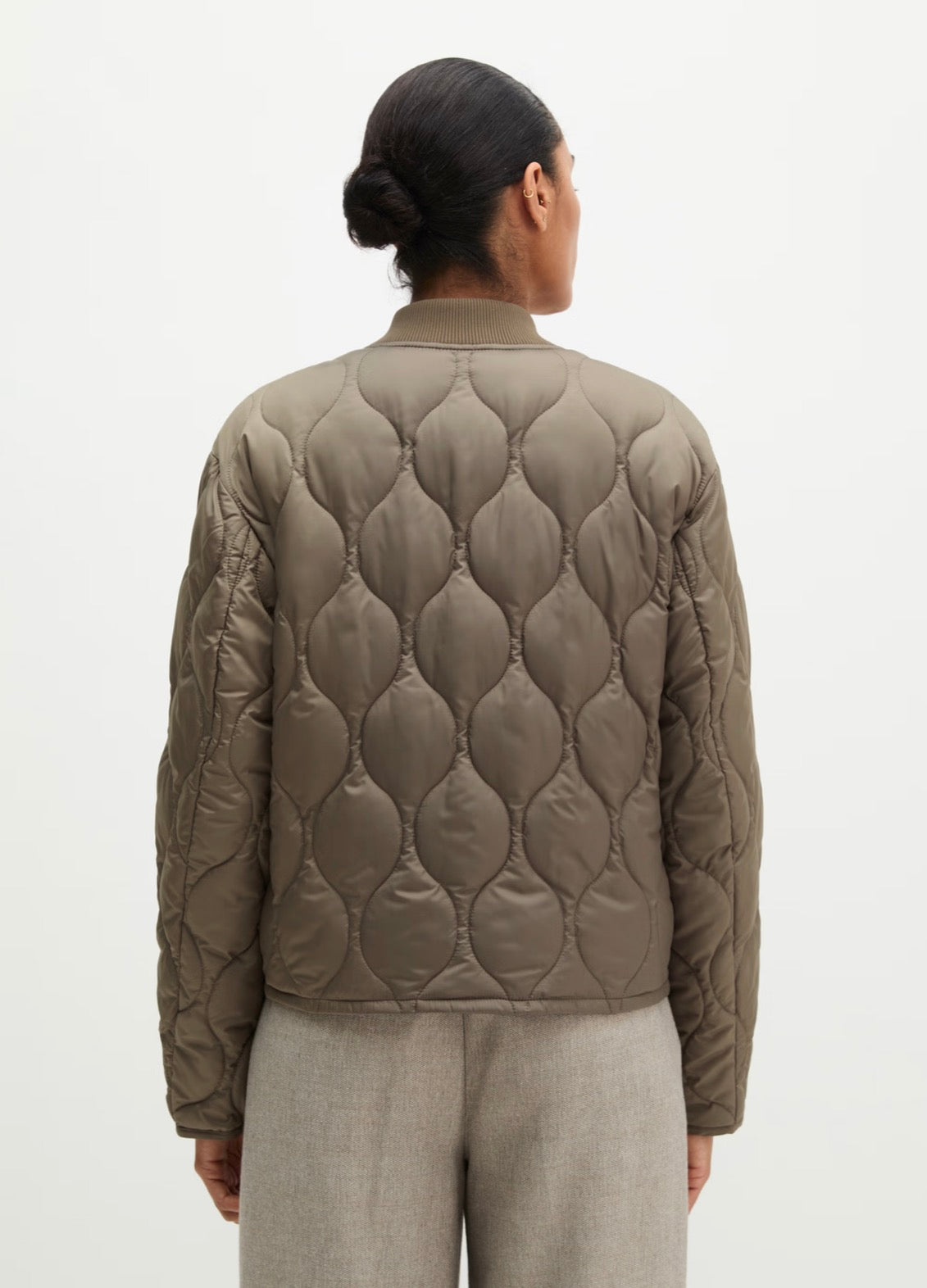 MOPX Stone Taupe Padded Jacket