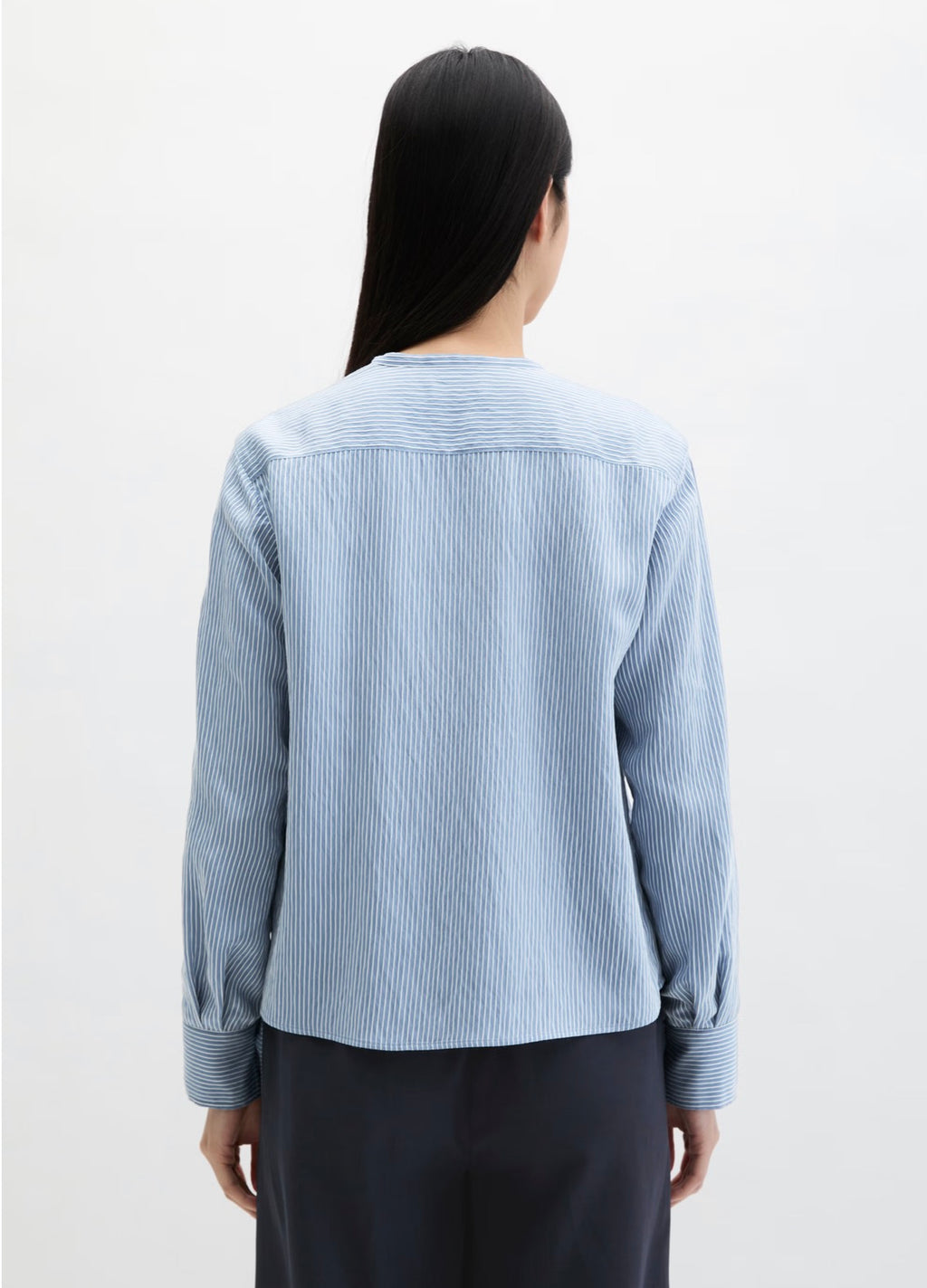 The Light Blue Crinkle Blouse