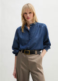 The Chambray Denim Shirt Blouse
