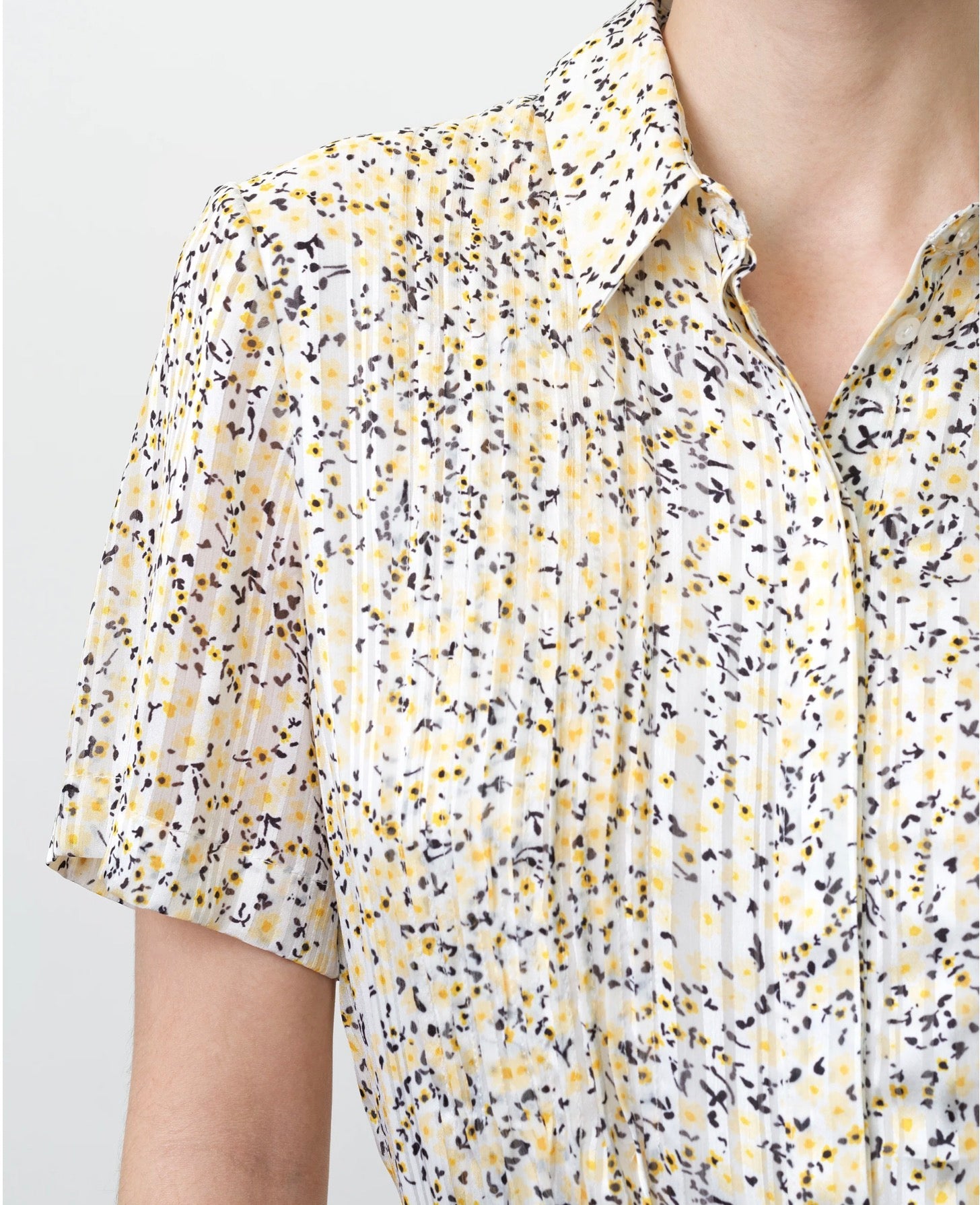 Bonnie Julia Satin Shirt Dress