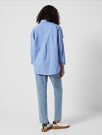 The Rhodes Stripe Oversized Popover Shirt