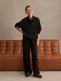 The Black Wide Leg Pant 30"