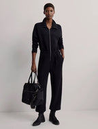The Jessie Black Zip Up Jumpsuit