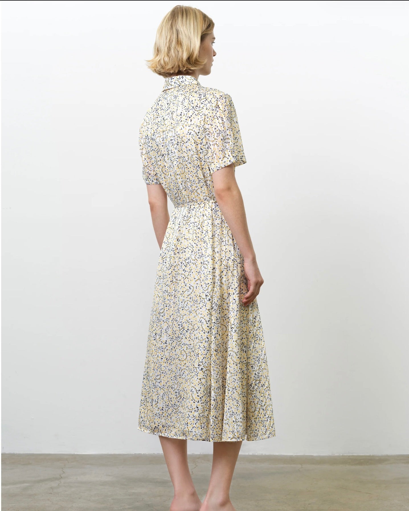 Bonnie Julia Satin Shirt Dress