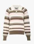 Yaz Rugger Stripe Polo Jumper