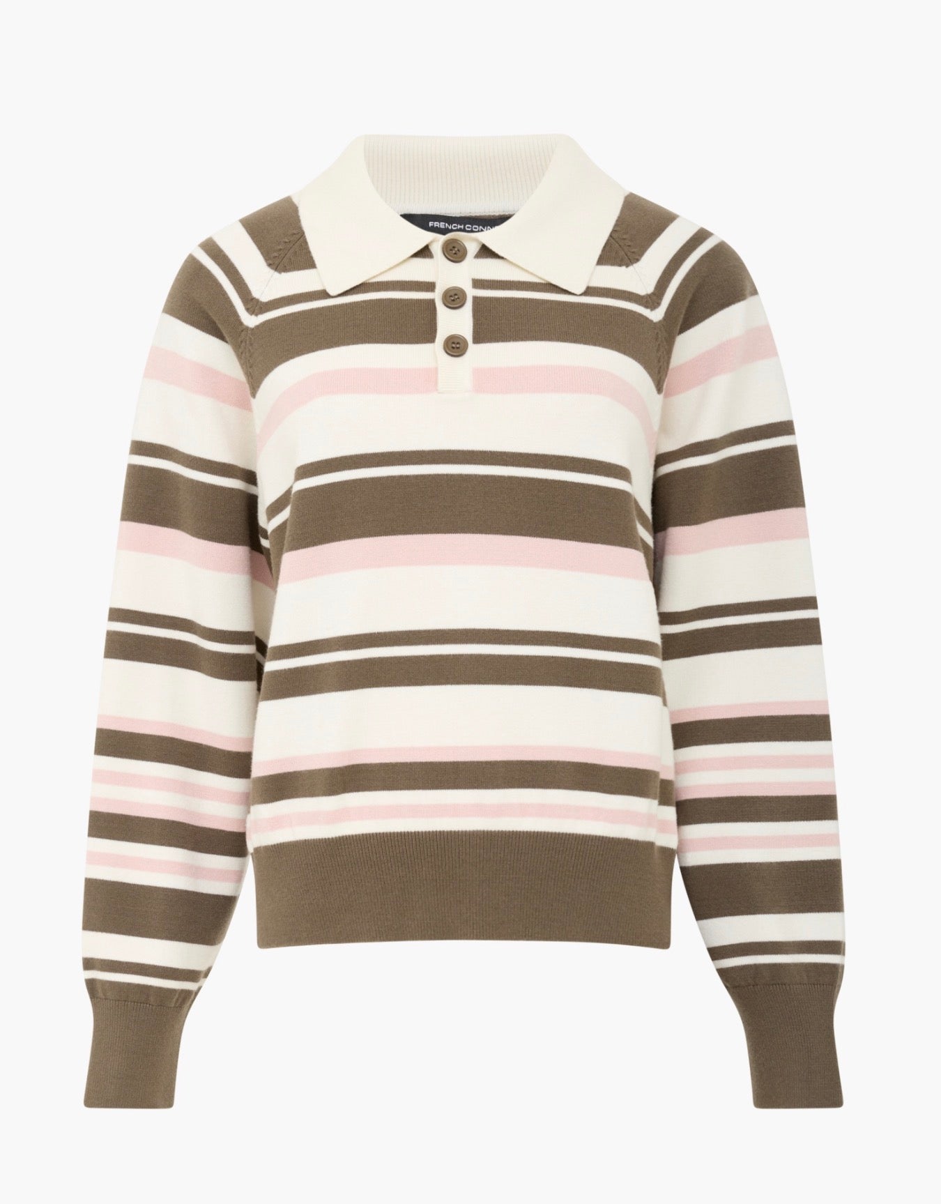 Yaz Rugger Stripe Polo Jumper