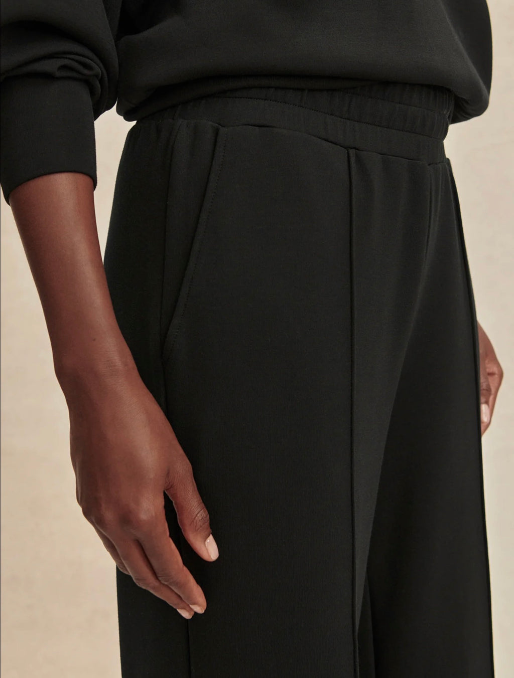 The Black Wide Leg Pant 30"