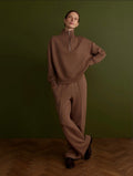 The Wide Leg Golden Bronze 30” Bottoms
