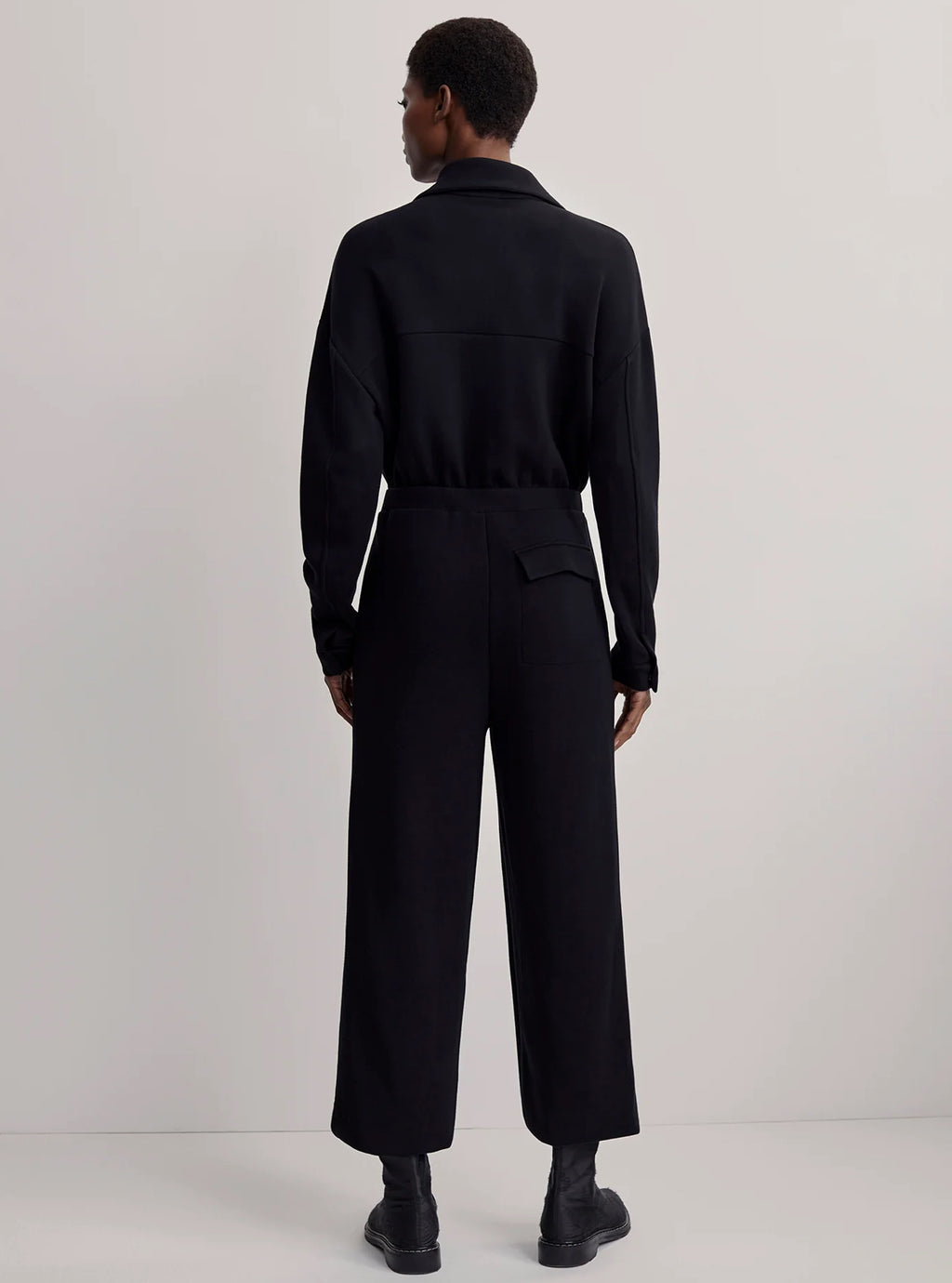 The Jessie Black Zip Up Jumpsuit