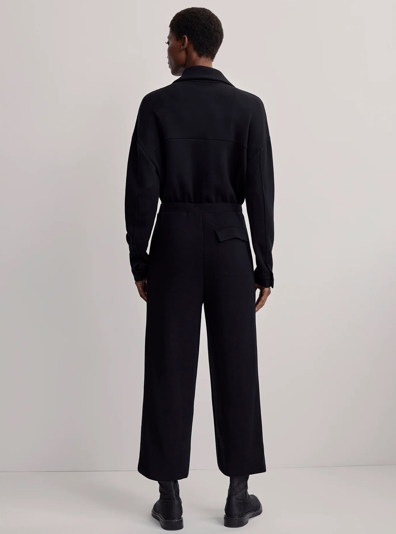 The Jessie Black Zip Up Jumpsuit