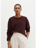 The Dark Cherry Marino Long Sleeve Knit