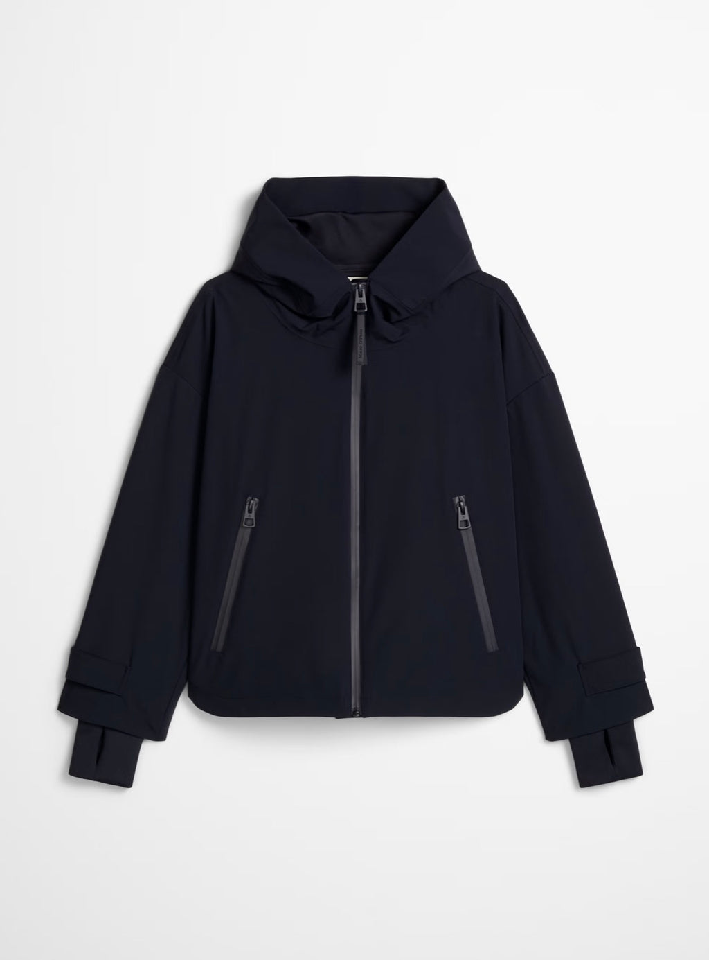 The 3 Layer Navy Nylon Function Waterproof Mac