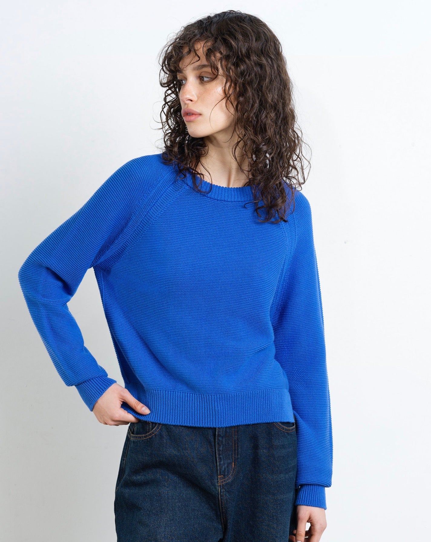 The Azure Blue Lily Knit