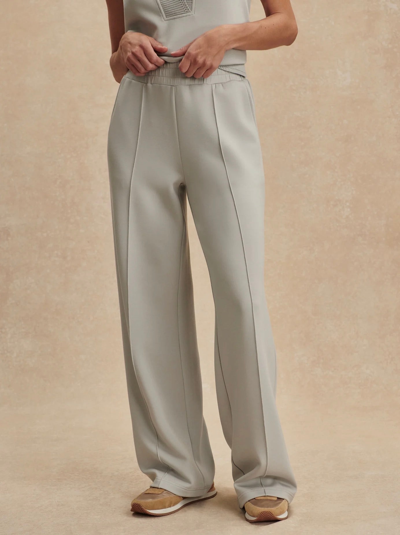The Wide Leg Clay Blue Pant 28"