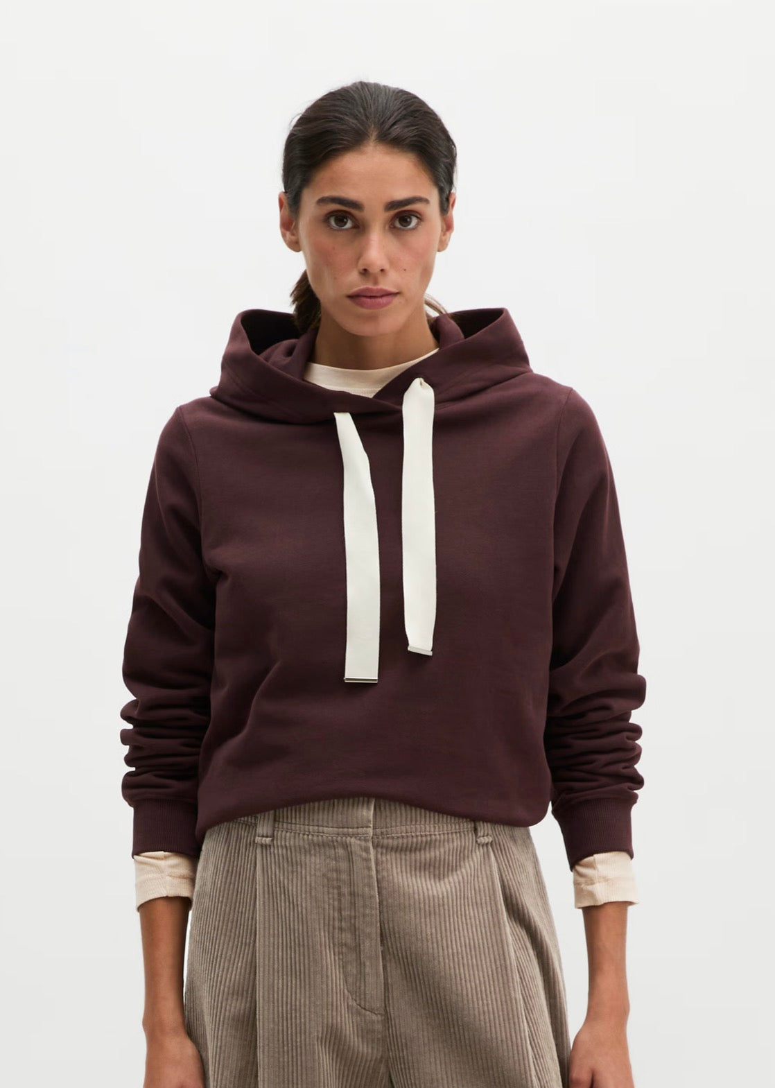 The Relaxed Dark Cherry Hoodie