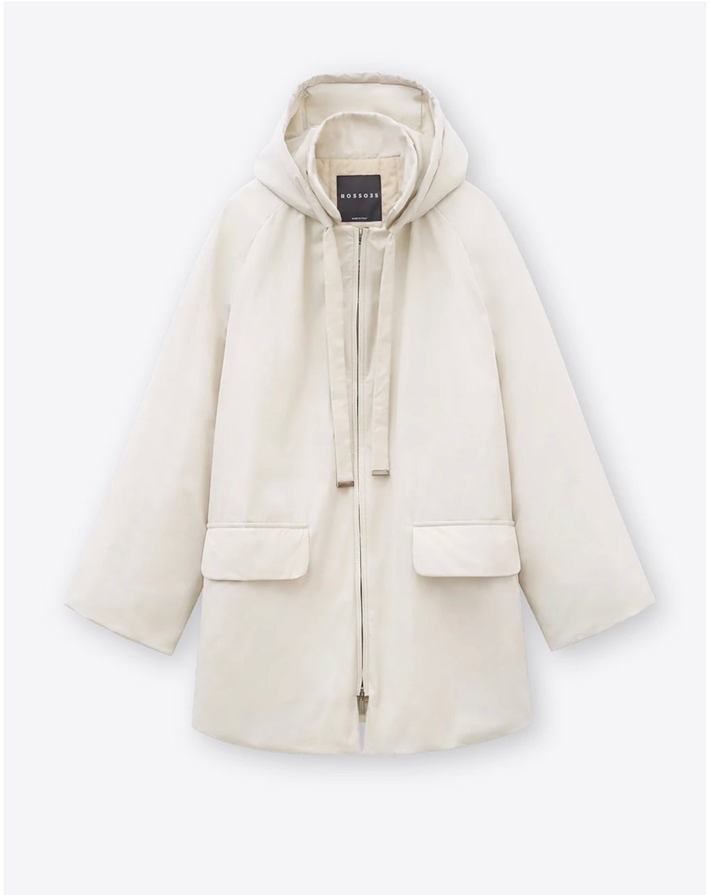 Tech Material Lined Vanilla Peacoat