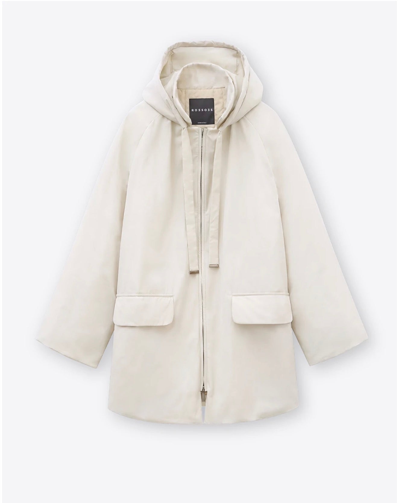 Tech Material Lined Vanilla Peacoat