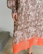 Adele Emina Chiffon Midi Dress