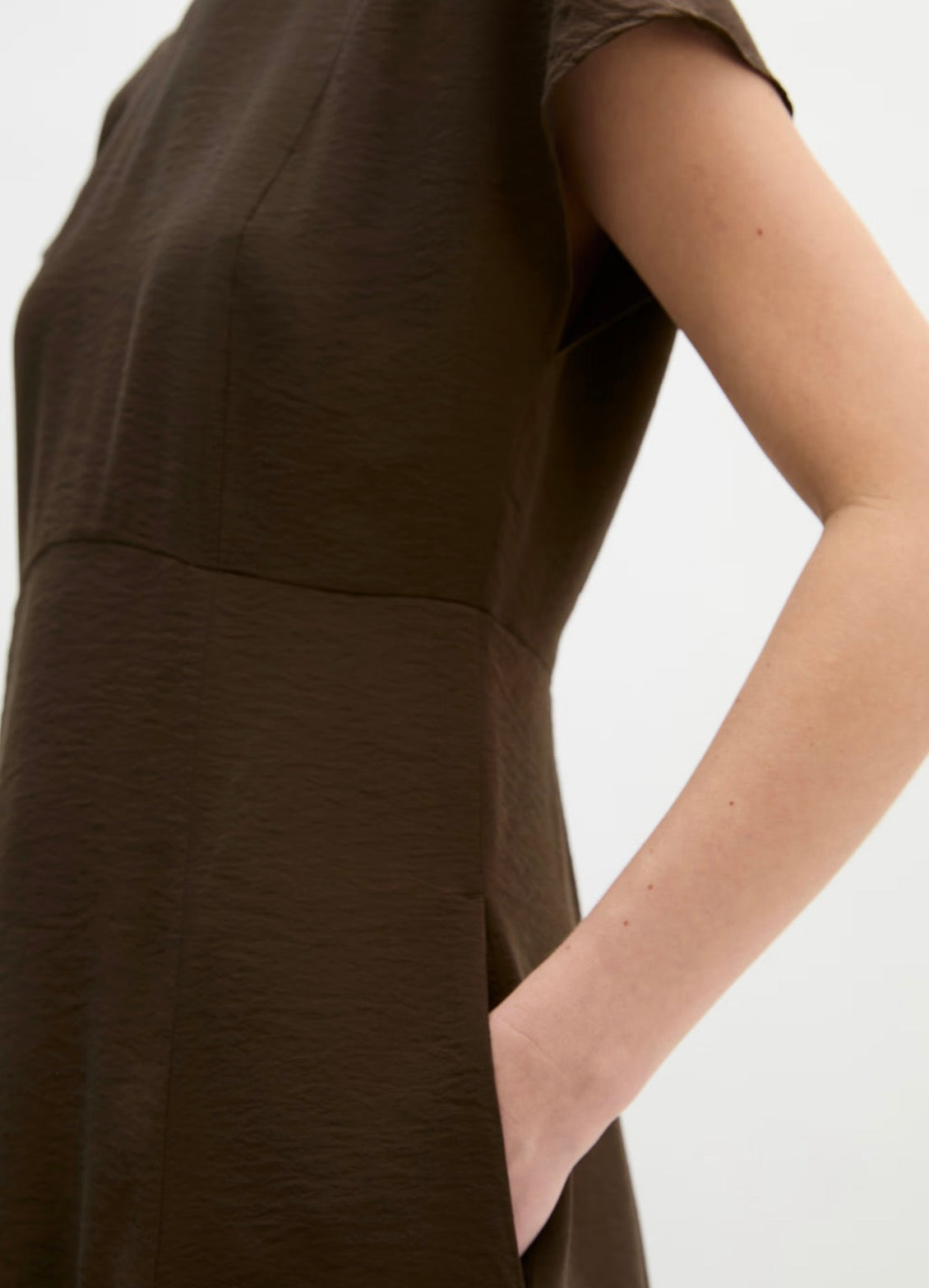The Chocolate Viscose Maxi Dress