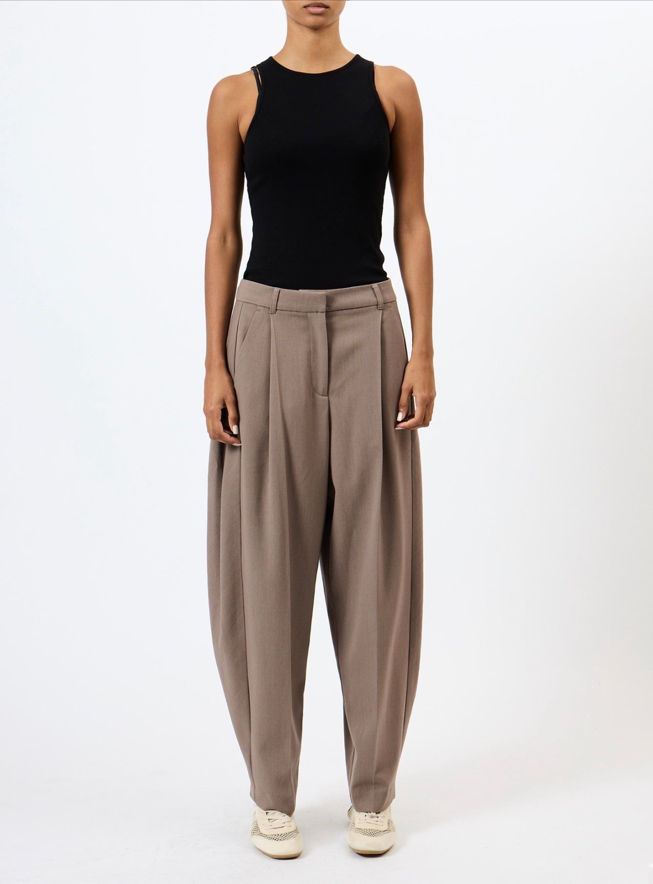 Vienna Camel Tapered Trousers