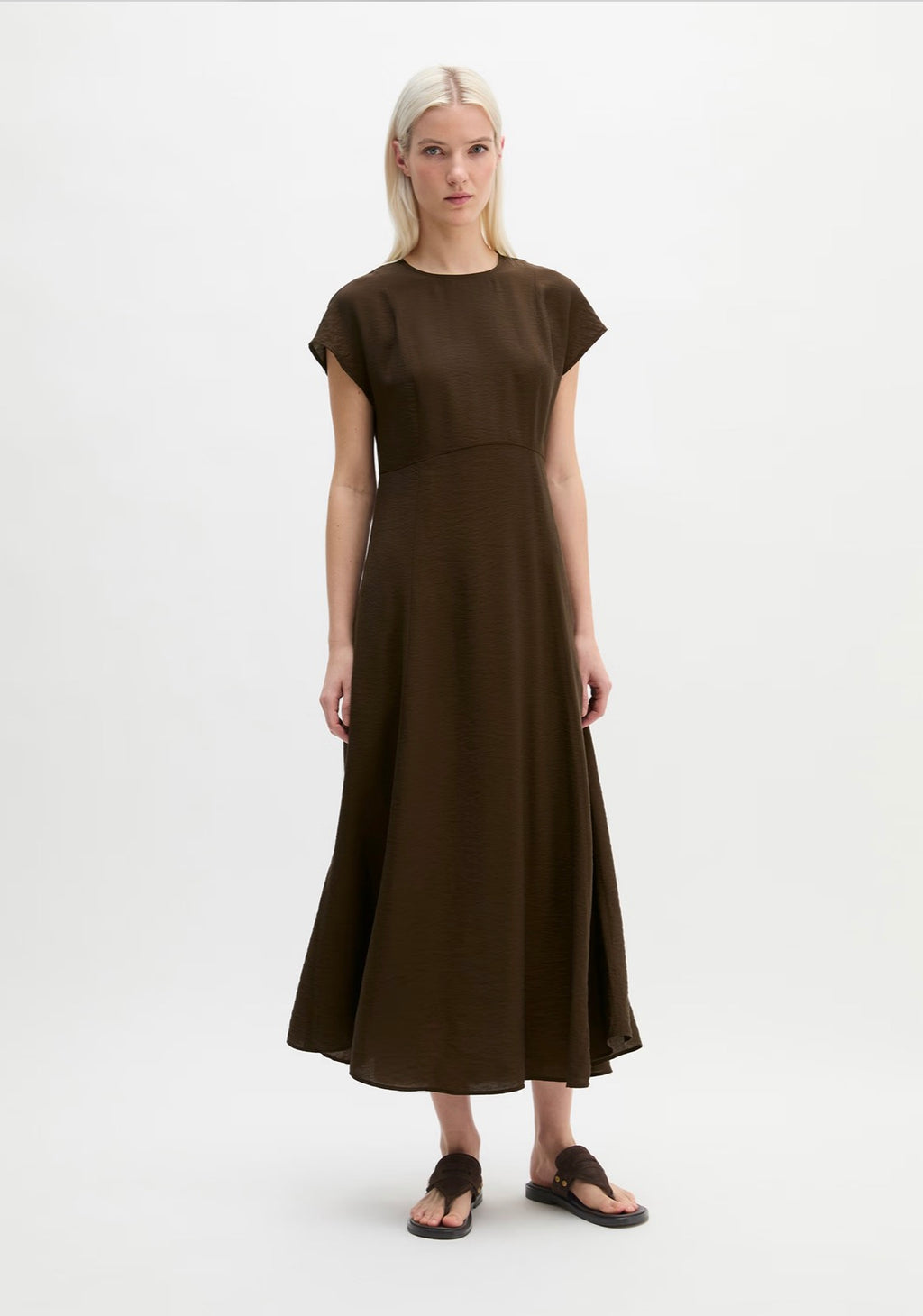 The Chocolate Viscose Maxi Dress
