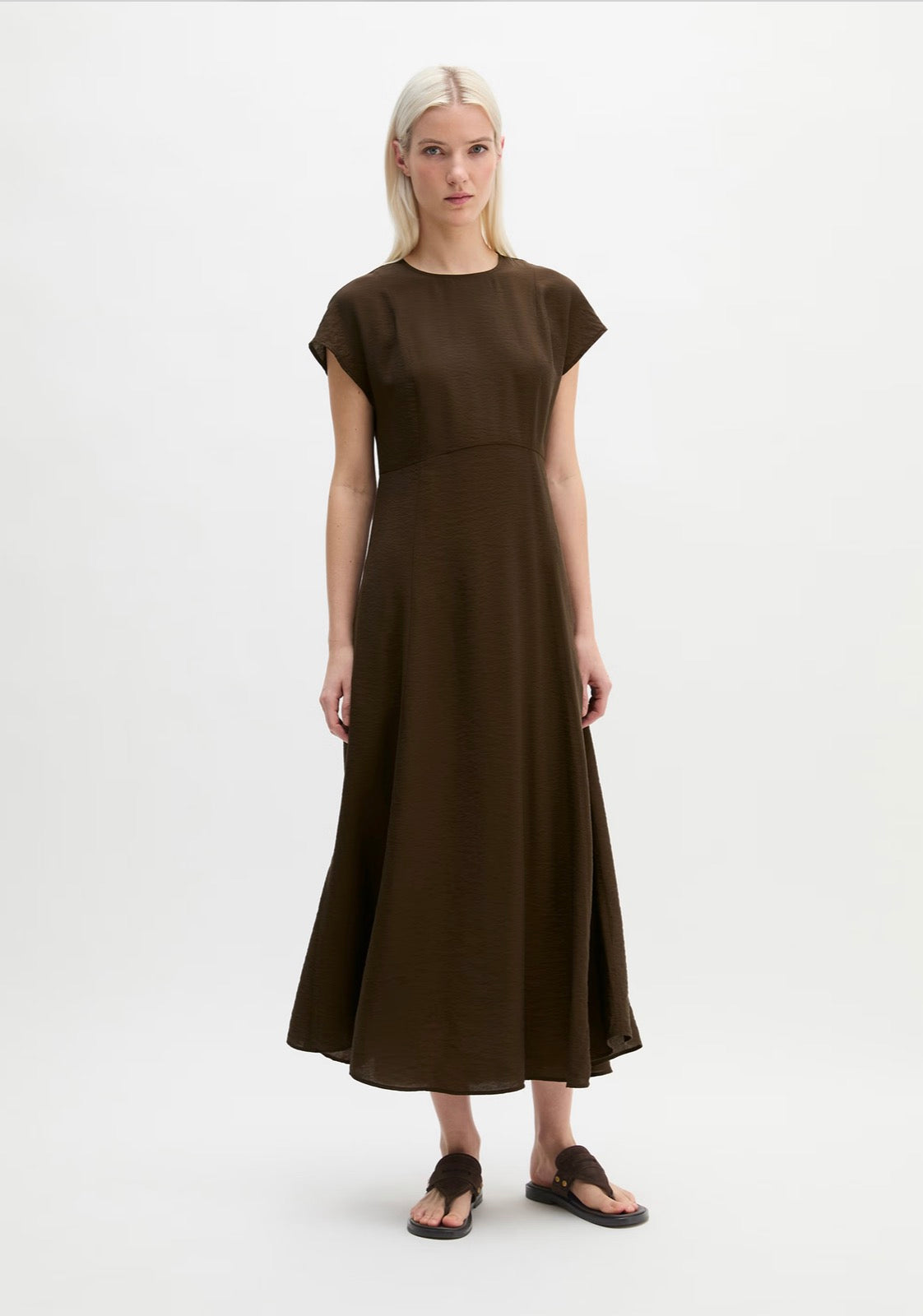 The Chocolate Viscose Maxi Dress