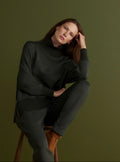 The Barker Olive Marl Sweatshirt