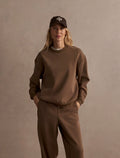Teak Olive Coralie Crew-Neck Sweat