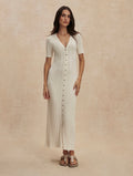 Elexa Snow White Knitted Dress