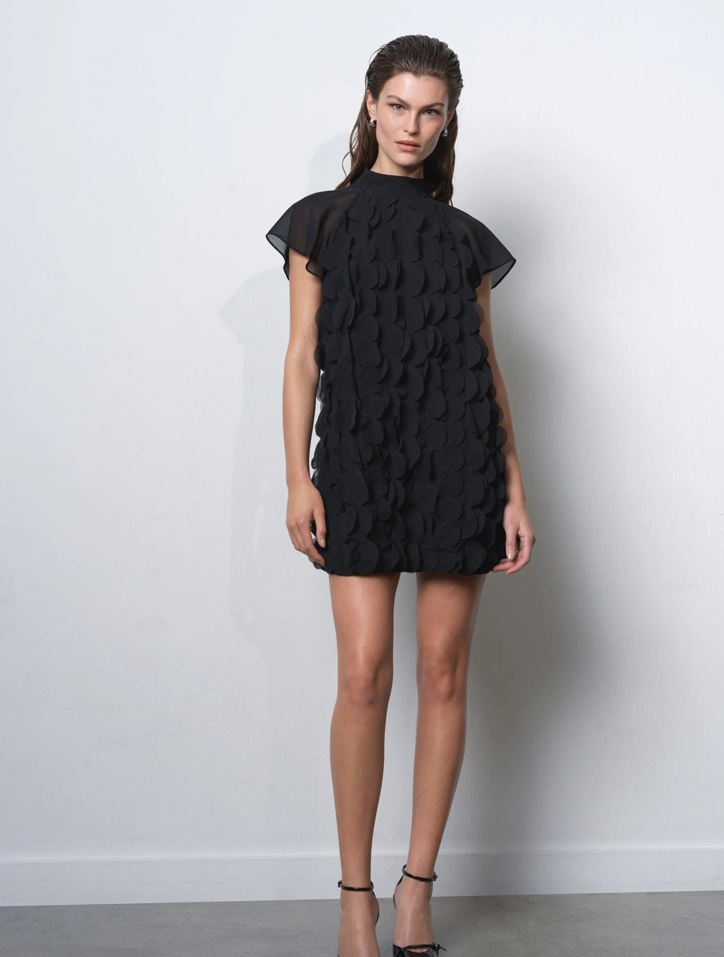 The Diane Georgette Mini Dress
