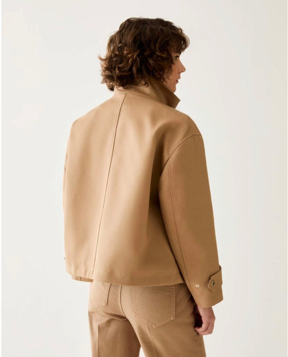 Water Repellent Camel Cotton Jacket