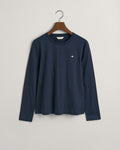 Shield Long Sleeve Navy T-Shirt
