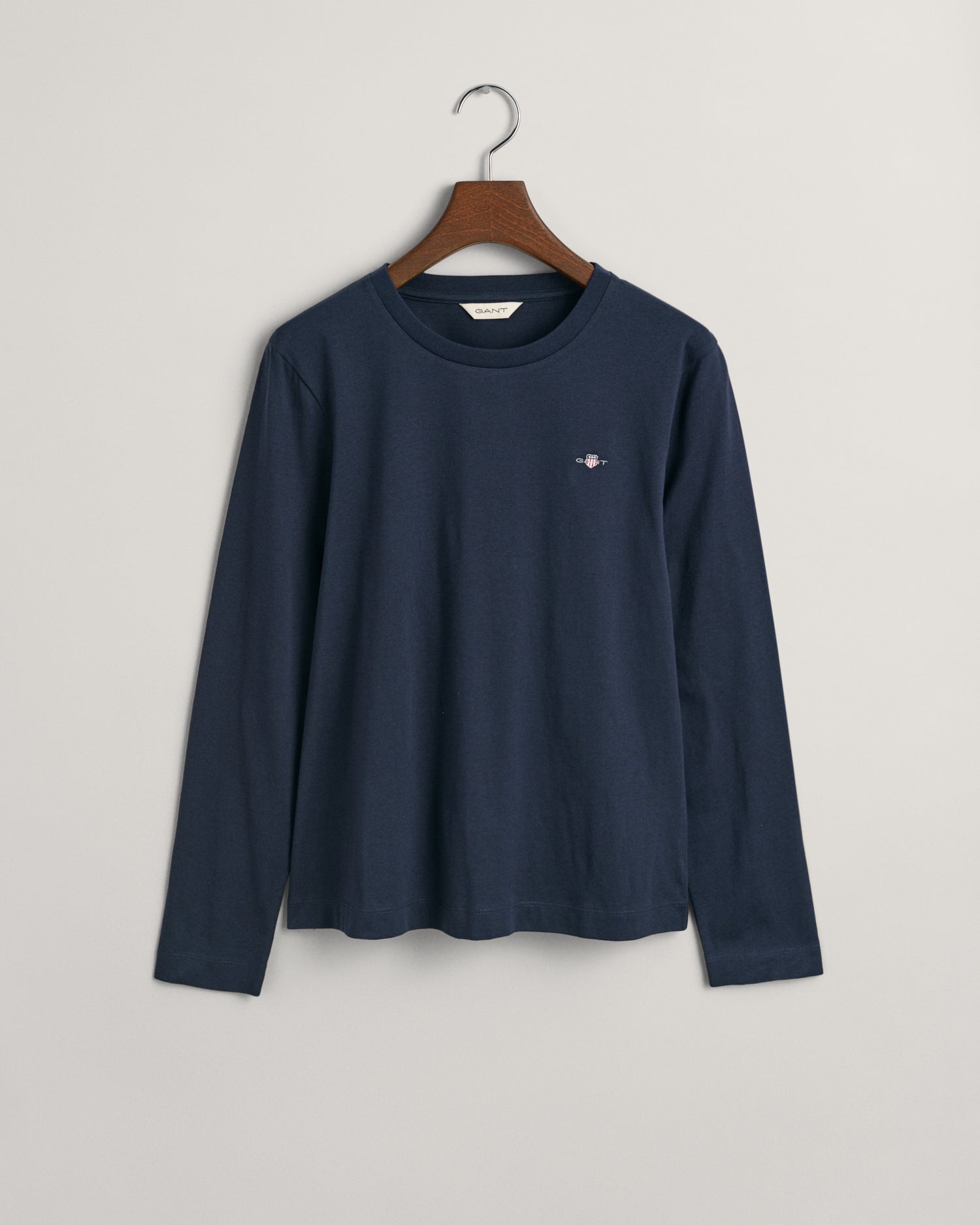 Shield Long Sleeve Navy T-Shirt