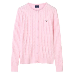 Cotton Cable Crew Baby Pink