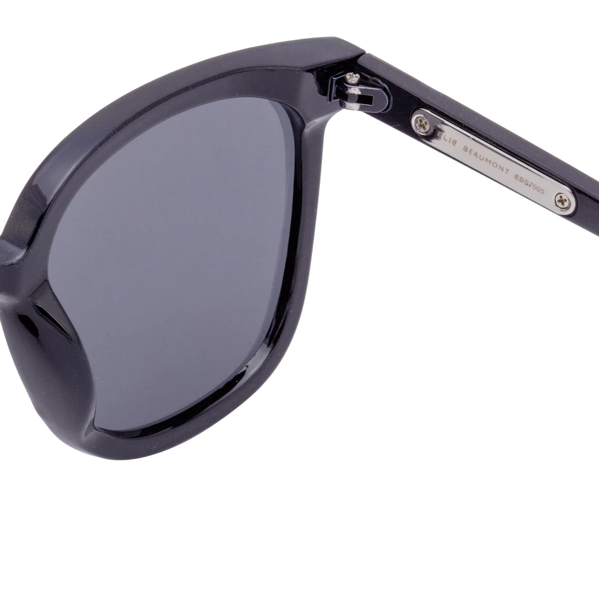 Hampton Black Oversized Sunglasses