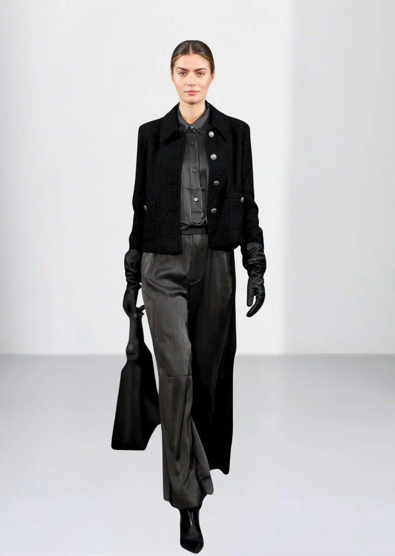 The Nepeta Satin Pocket Shirt