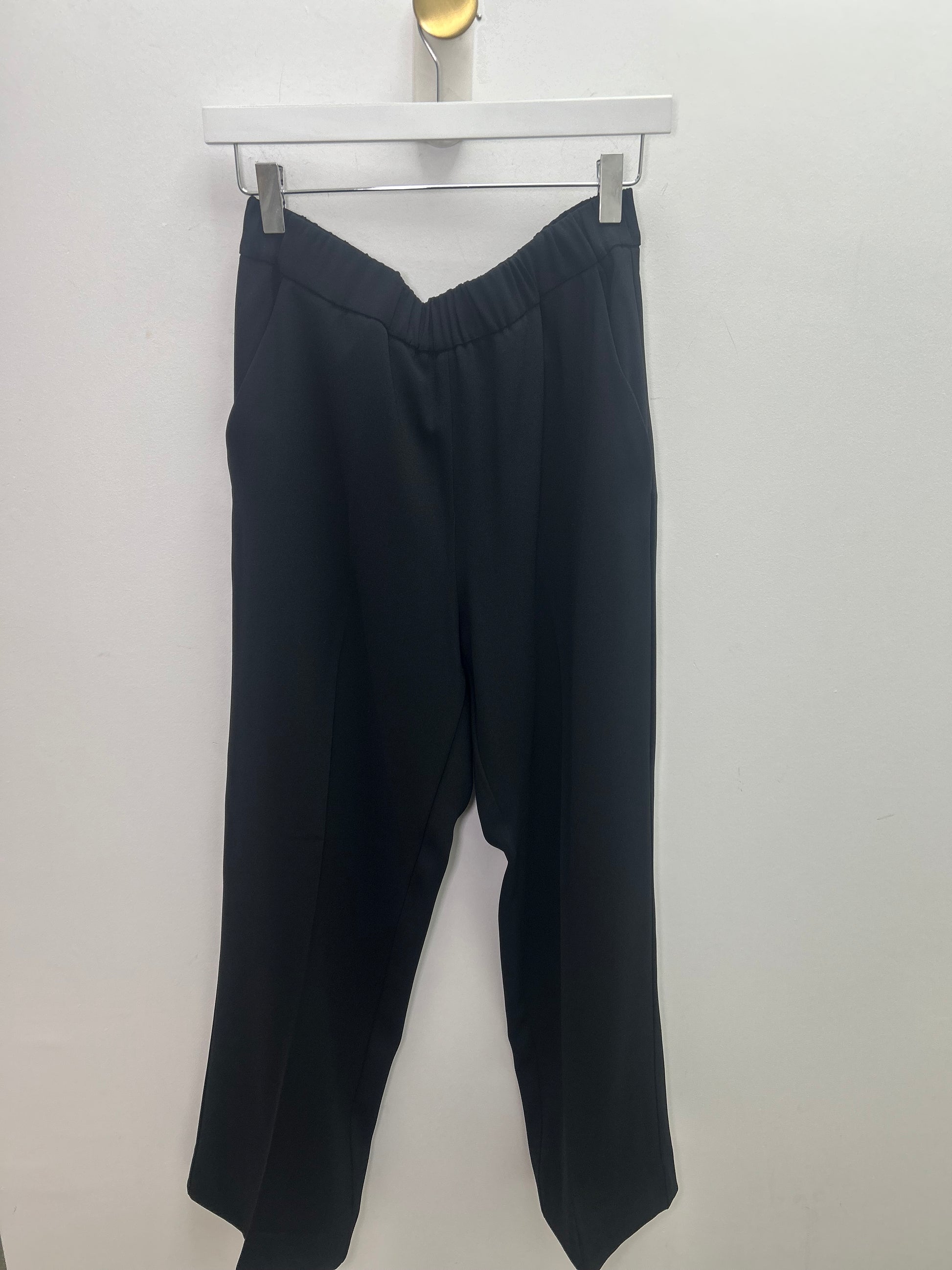 The Capri Soft Slim Ankle Black Trousers
