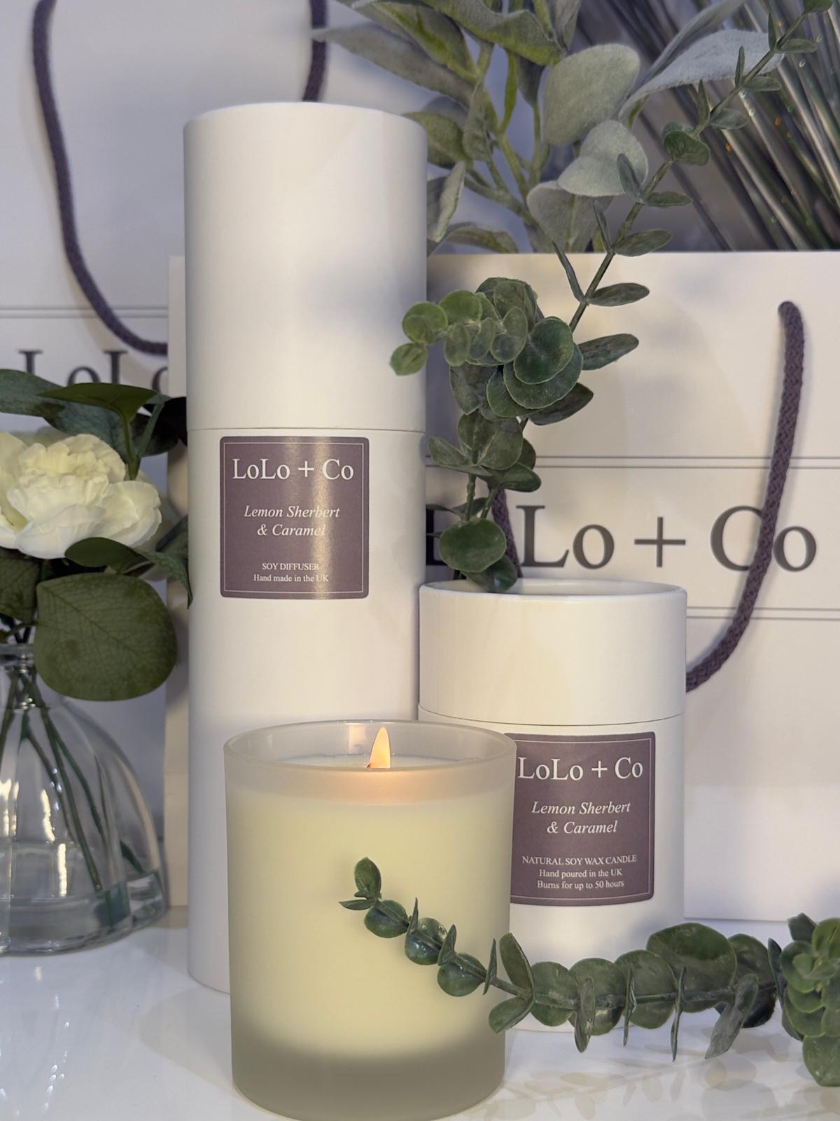 Lemon Sherbet and Caramel Home Fragrance