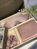 The Elie Beaumont Blush Silk Sleep Set