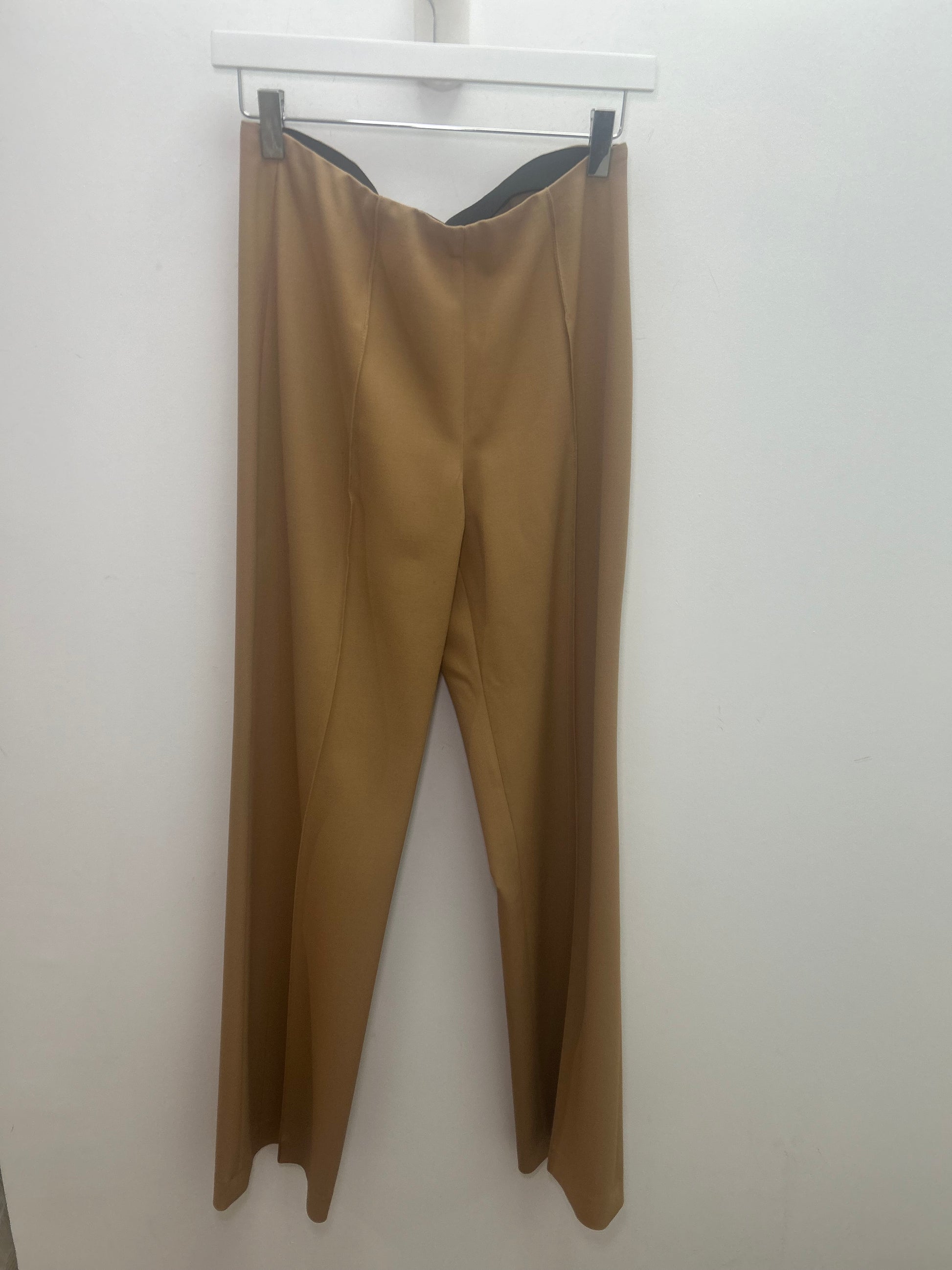 The Tan Mahlia Wide Trousers