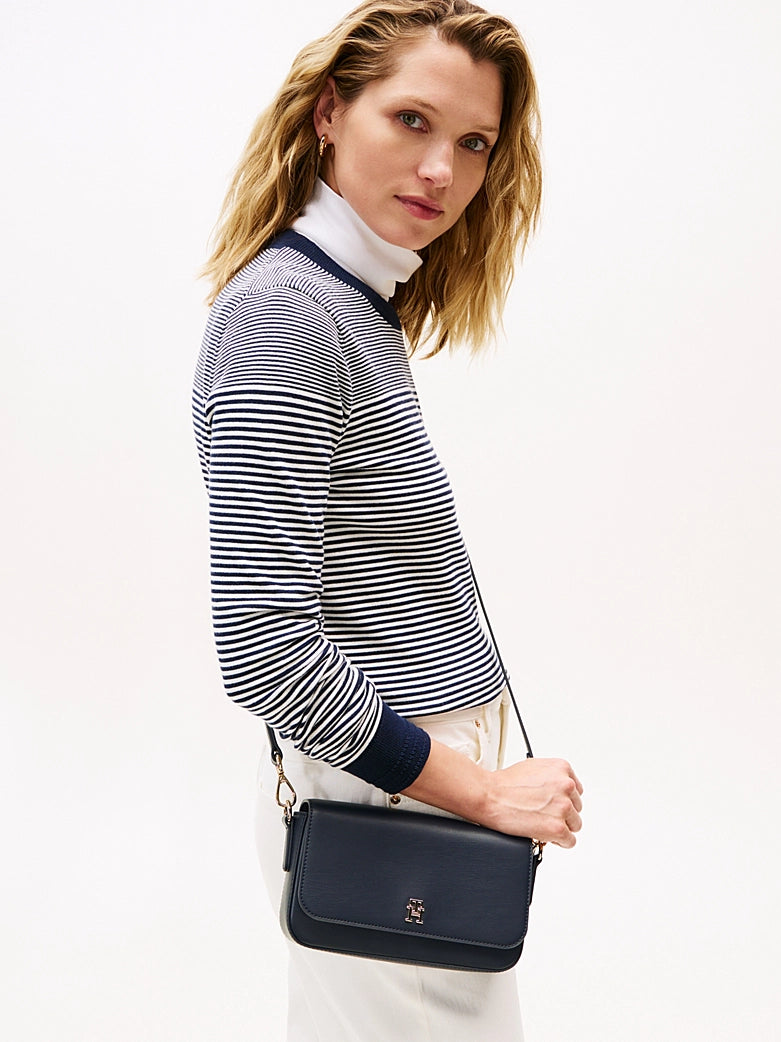 The Navy Convertible Crossbody Bag