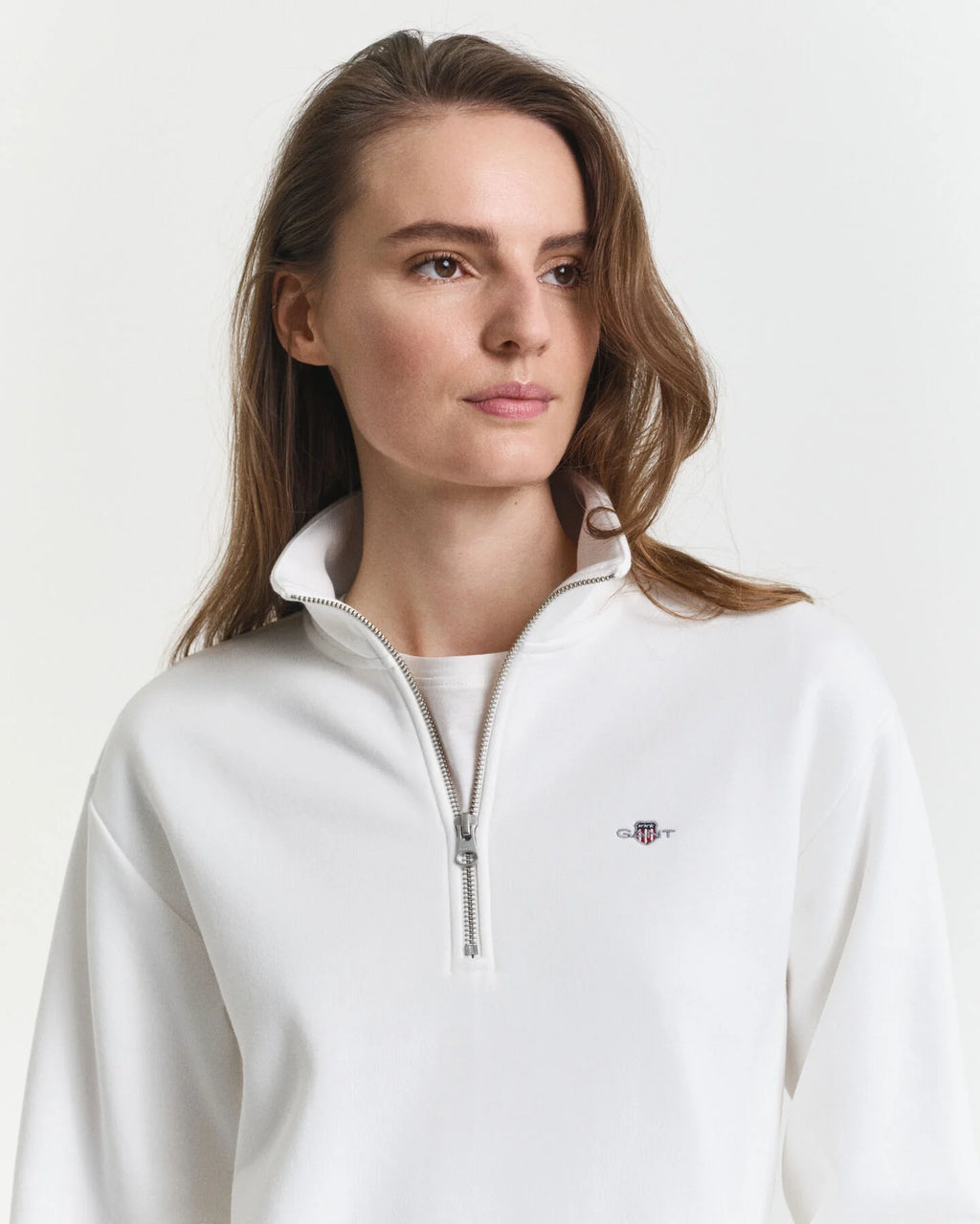 The Eggshell Shield Half Zip Sweat