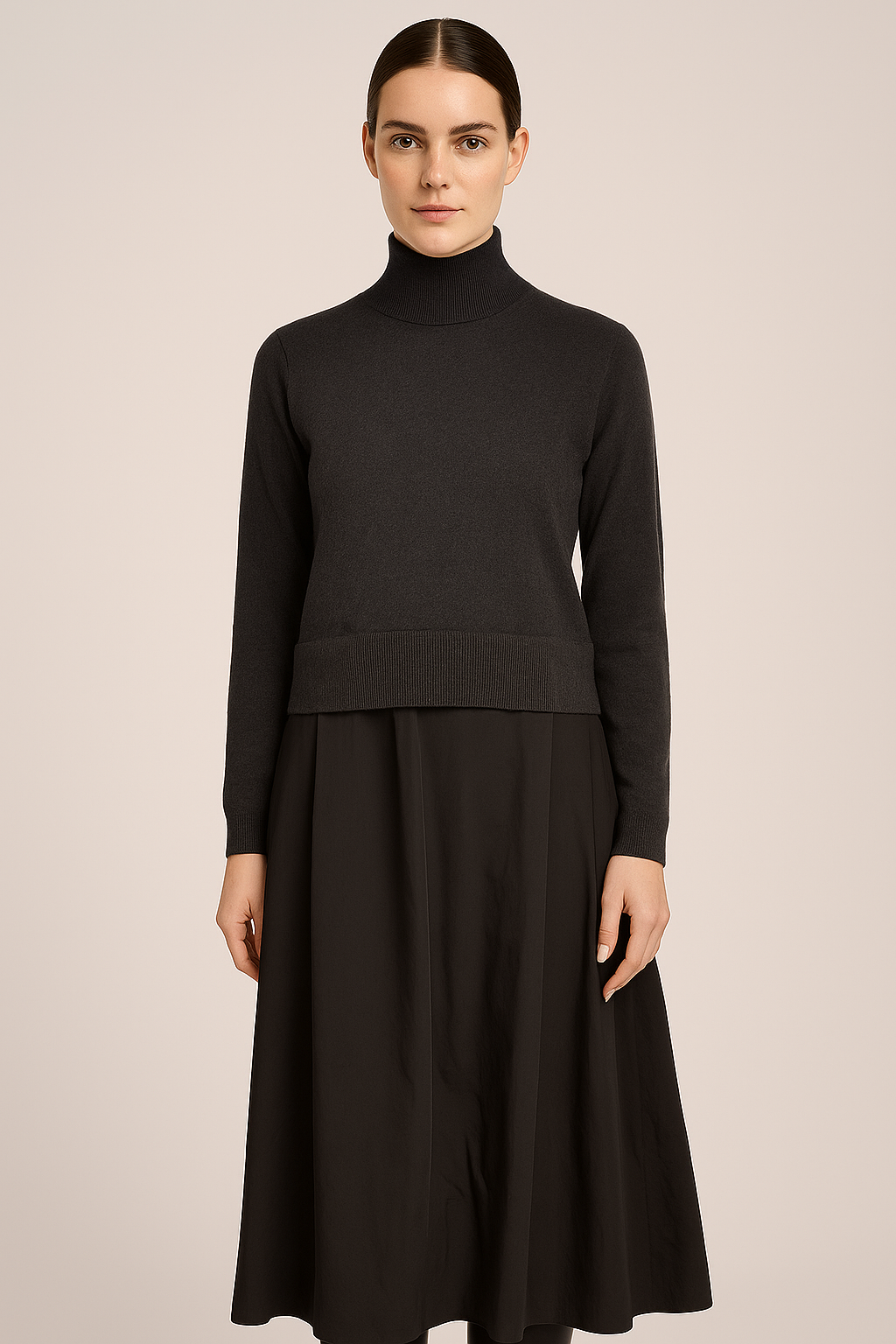 Grey Mockable Floaty Dress