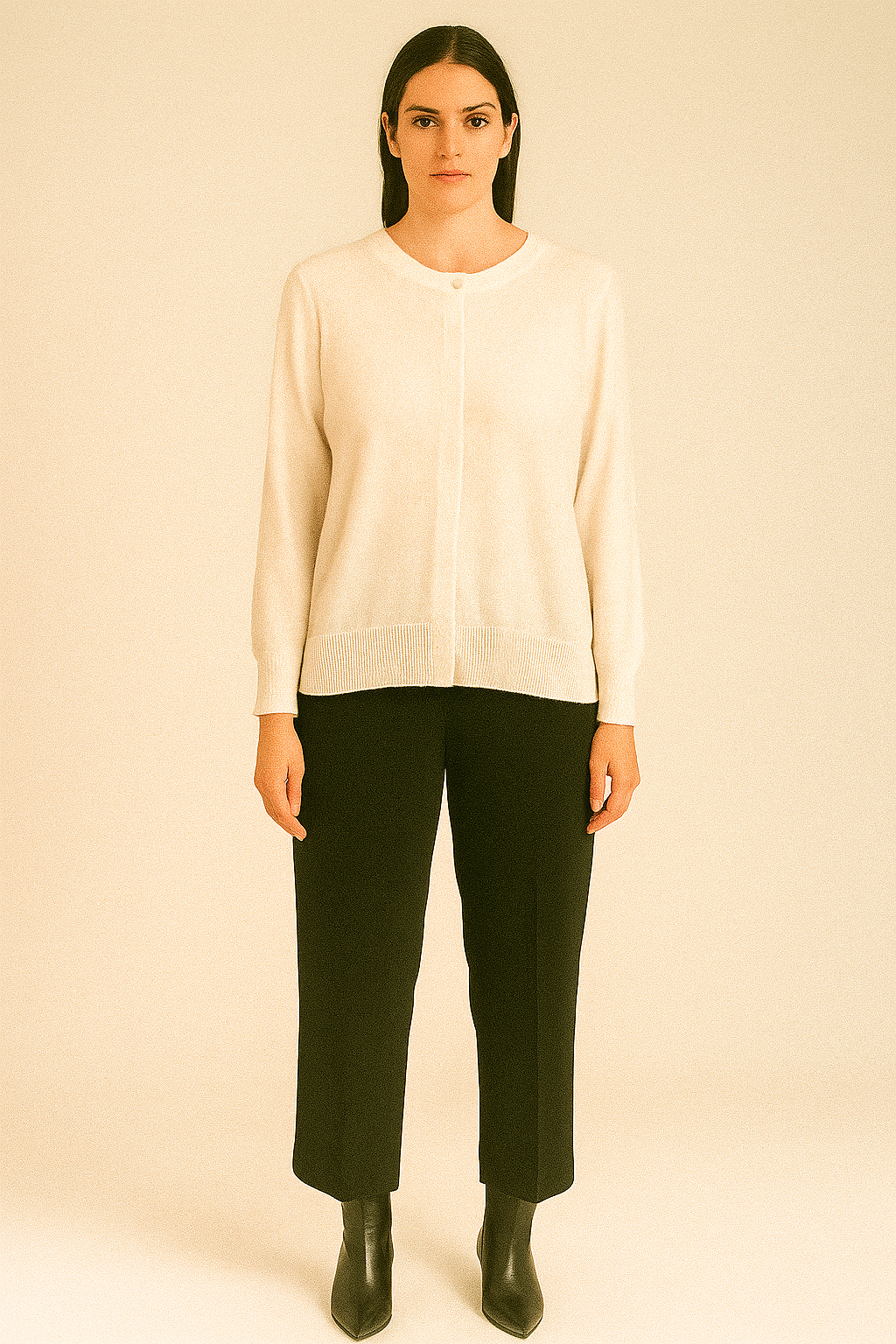 The Cream Little Cropped Cardigan Knit