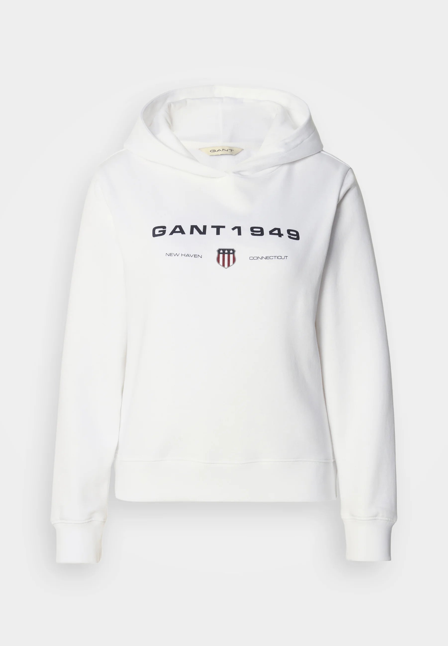 The White Graphic Logo Hoodie