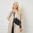 Black Quilted Crossbody Bag